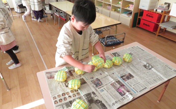 お店屋さんごっこに向けて