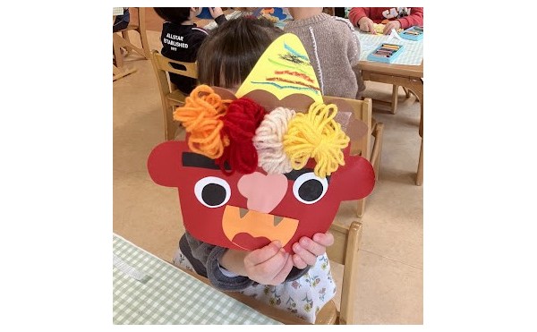 鬼のお面をつくろう《親子カフェ》